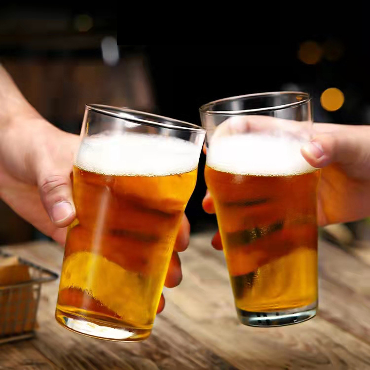 Popular Large Capacity Glass Beer Cup Beverage Drinking Beer Glasses