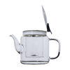 High Borosilicate Glass Teapot Thickened Household Tea Set Stainless Steel Cover
