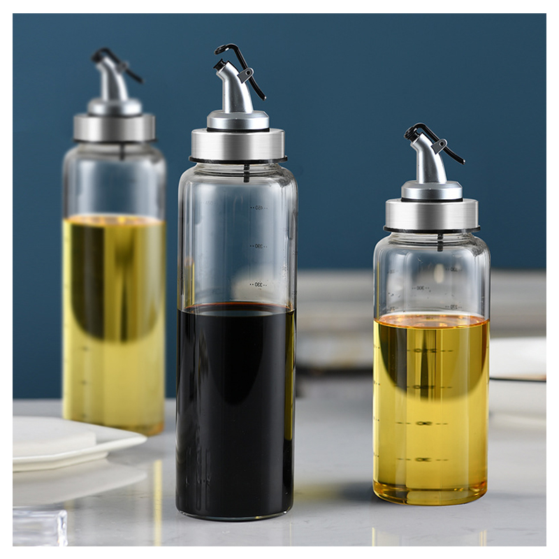 170ml 300ml 500ml Borosilicate Cooking Oil Bottles Glass Oil Packaging